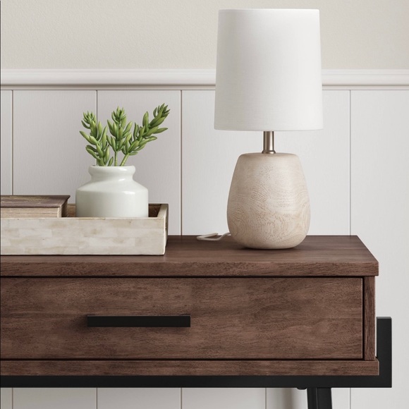 NWT Two Pack- Threshold Table Top Lamps with lampshade. - Picture 7 of 8